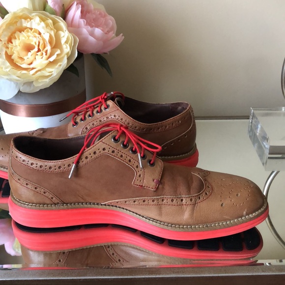 Donald J Pliner Mens Eveb Brown Wingtip Suade Oxford Red Soles Shoes - Picture 3 of 10